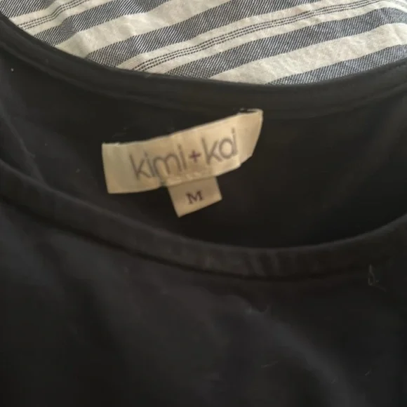 Kimi + Kai Black Maternity Dress sz M - Picture 3 of 4